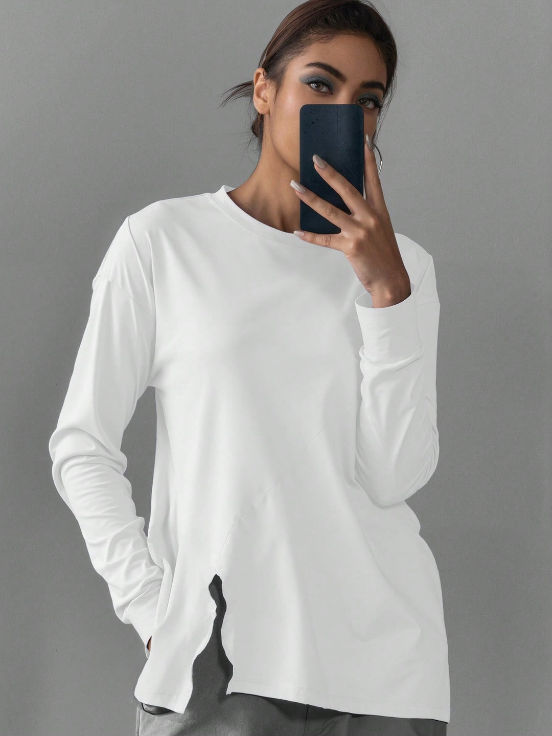 Trening yoga SHEIN, alb