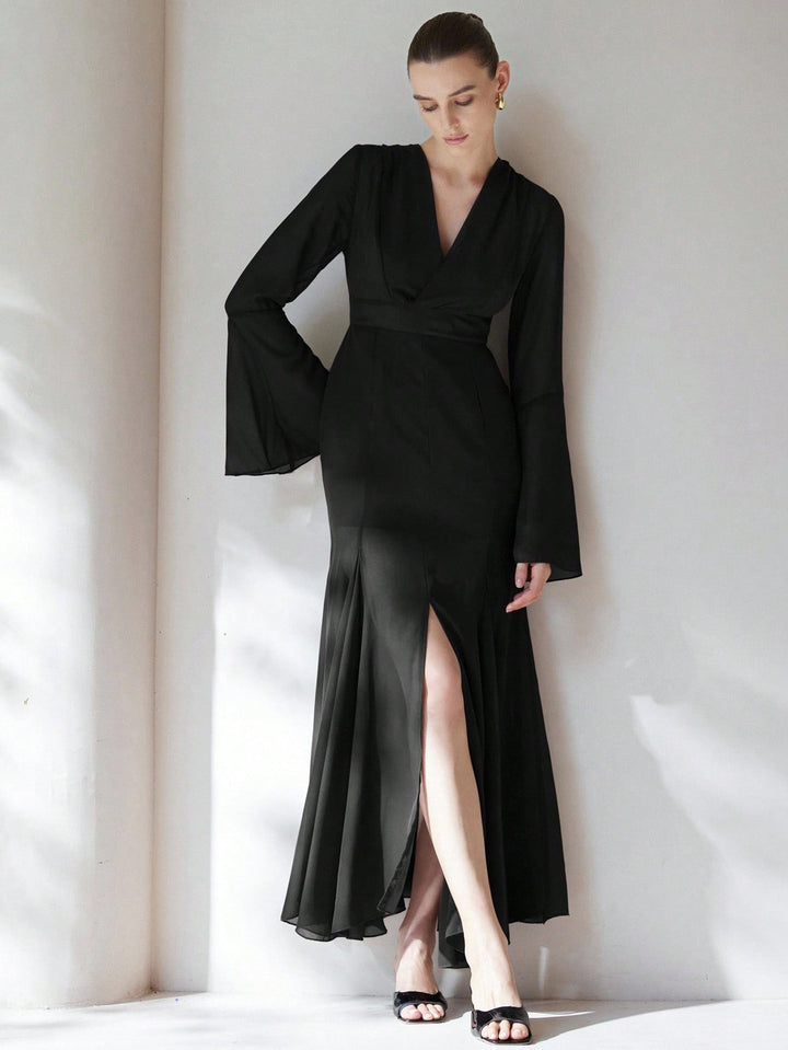 Rochie maxi SHEIN, negru