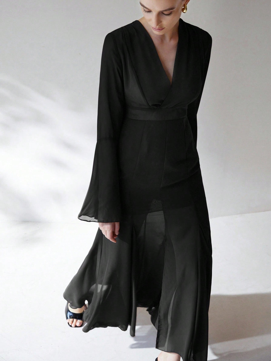 Rochie maxi SHEIN, negru