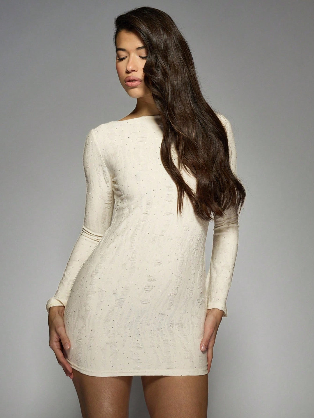 Rochie mini SHEIN, alb