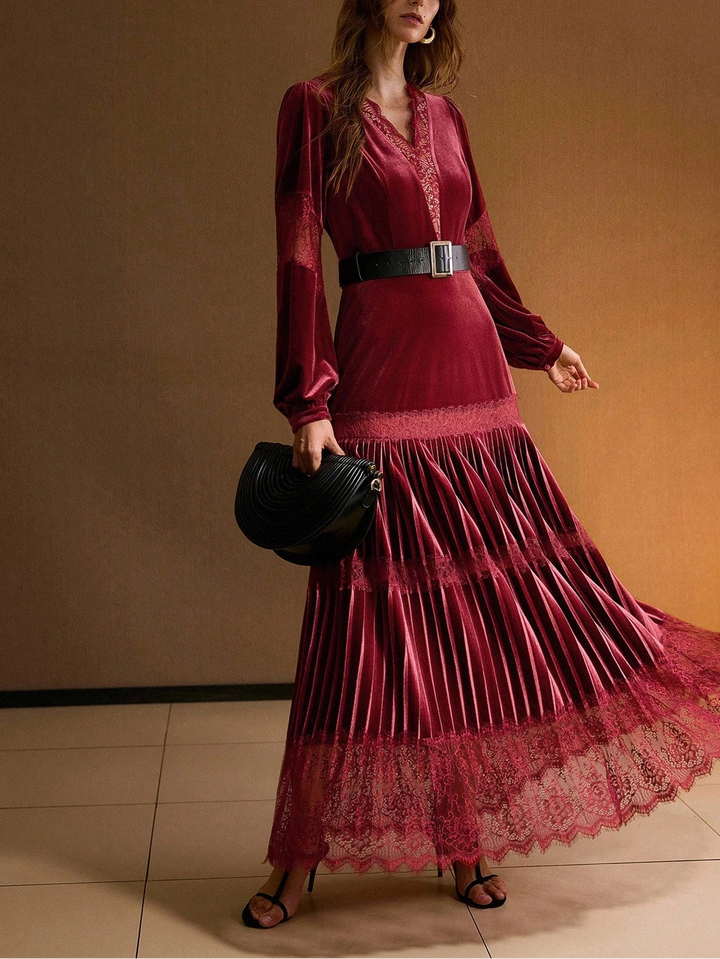 Rochie maxi Shein, vișiniu