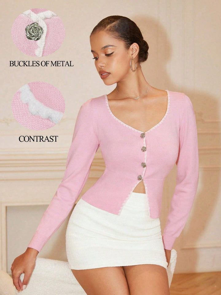Cardigan SHEIN, roz