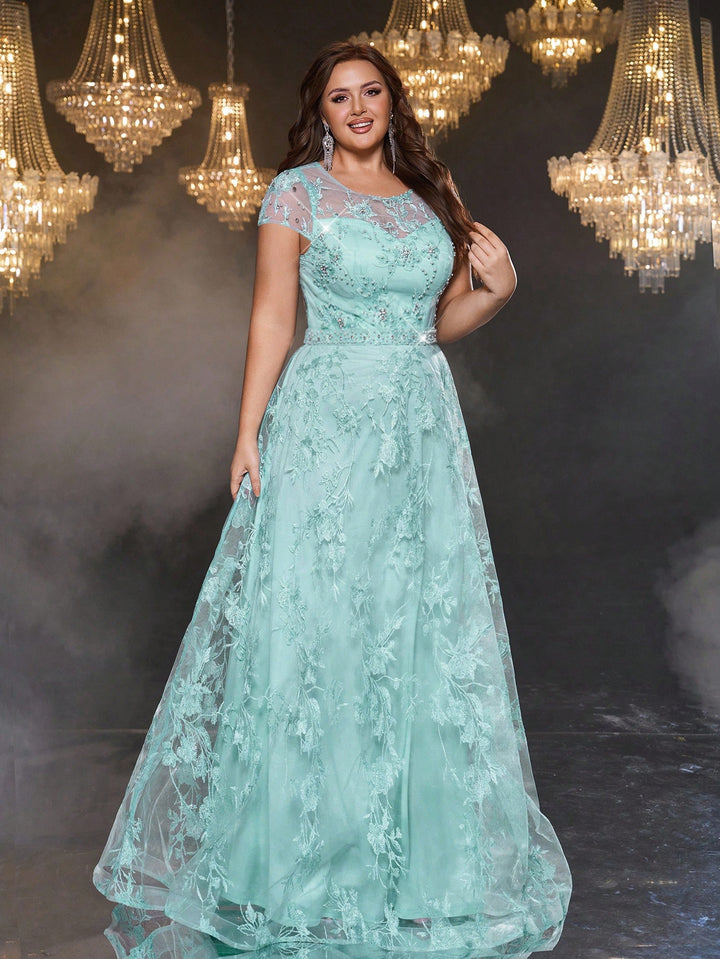 Rochie maxi SHEIN, turcoaz