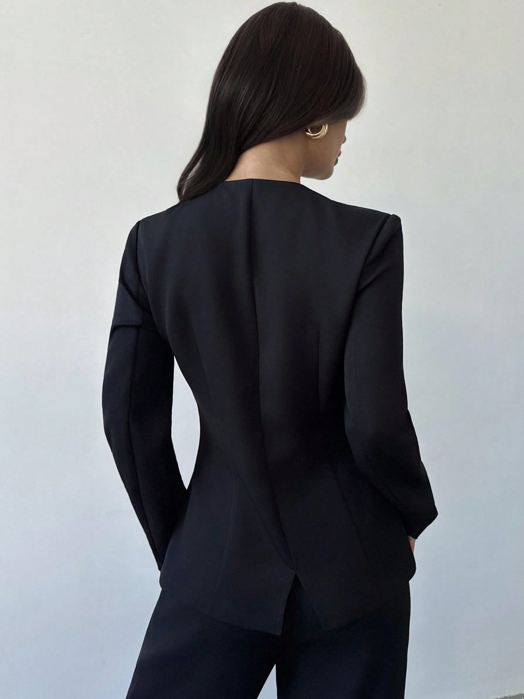 Sacou SHEIN, negru