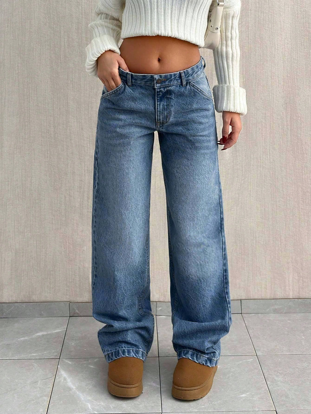 Jeans SHEIN, albastru