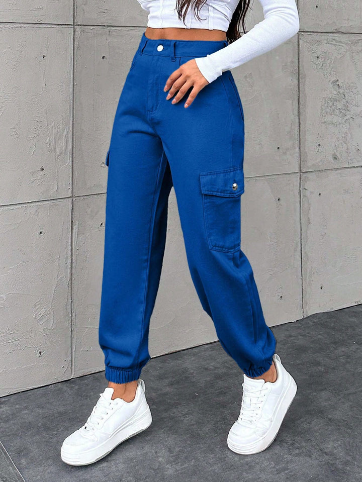 Pantaloni SHEIN, albastru