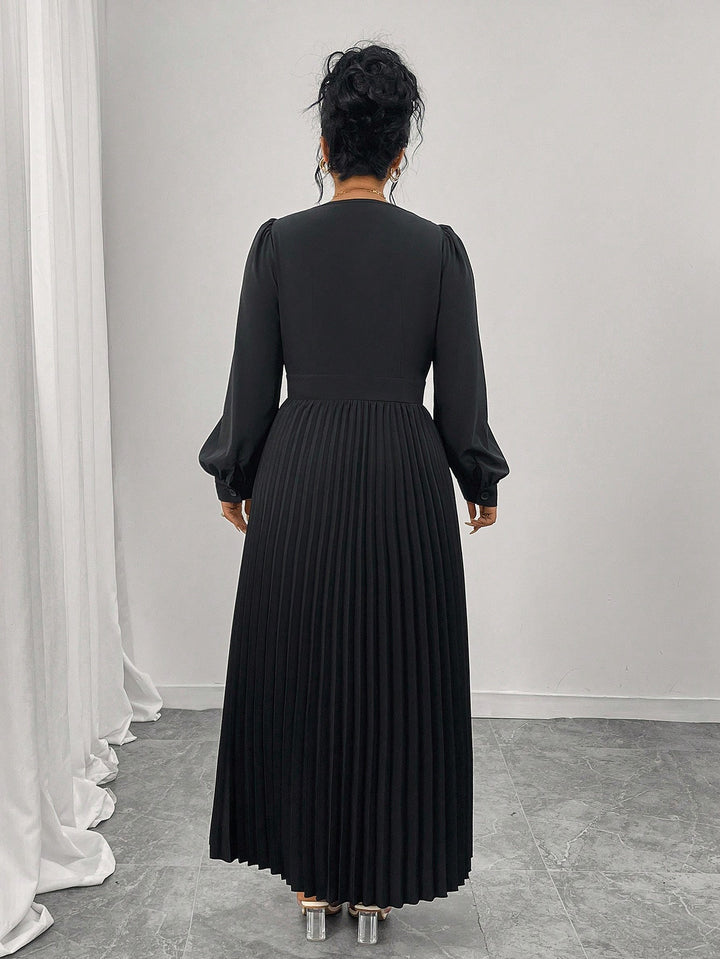 Rochie maxi Shein Curve+, mix culori