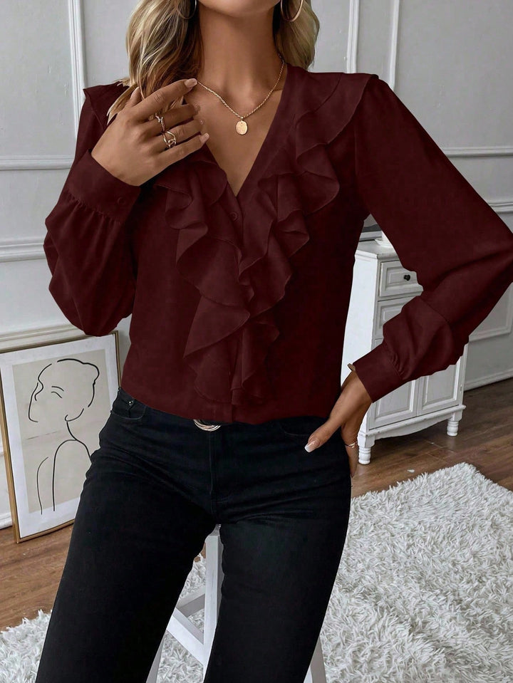 Bluza SHEIN, vișiniu
