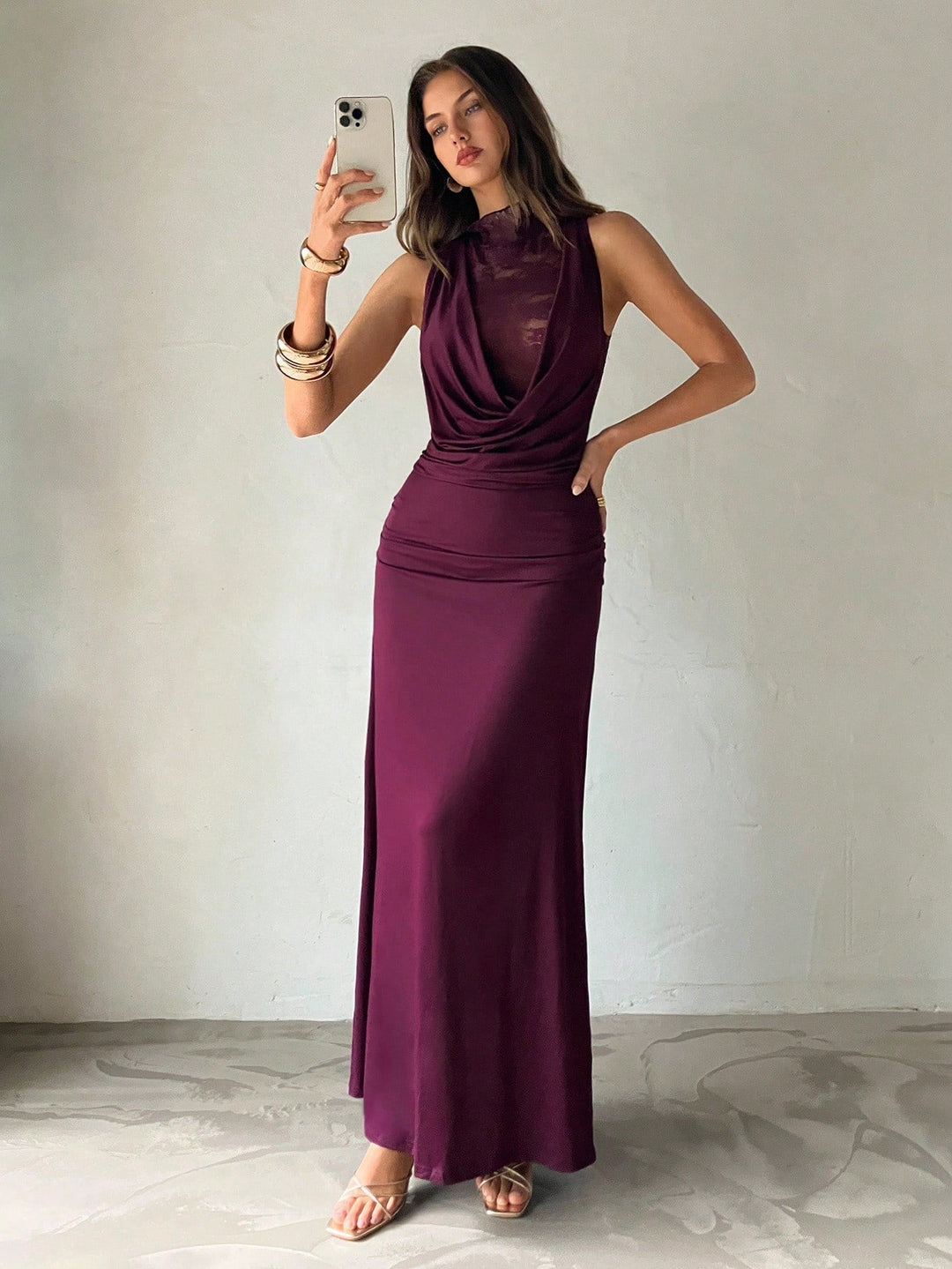 Rochie maxi SHEIN, mov