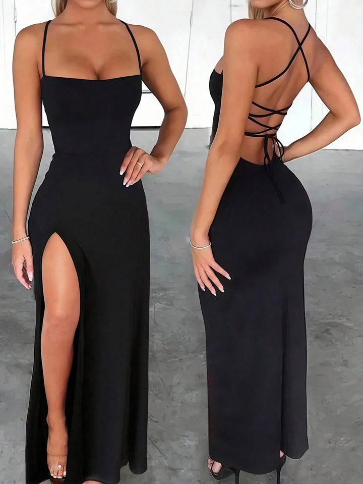 Rochie maxi SHEIN, negru