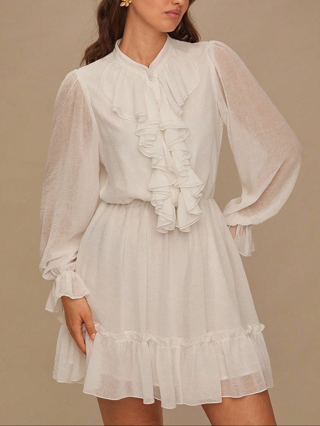 Rochie mini Shein, alb