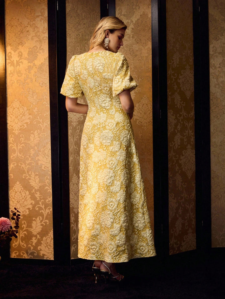 Rochie maxi SHEIN, galben