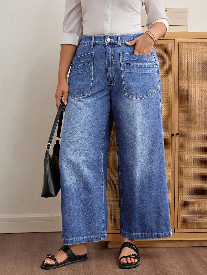Jeans SHEIN, albastru