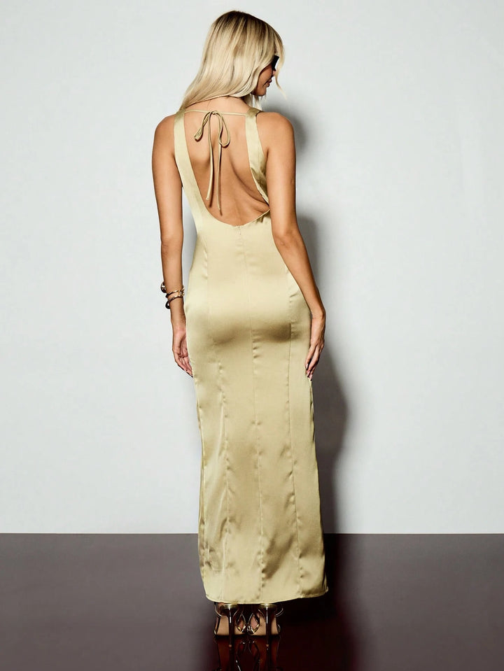 Rochie maxi Shein, bej