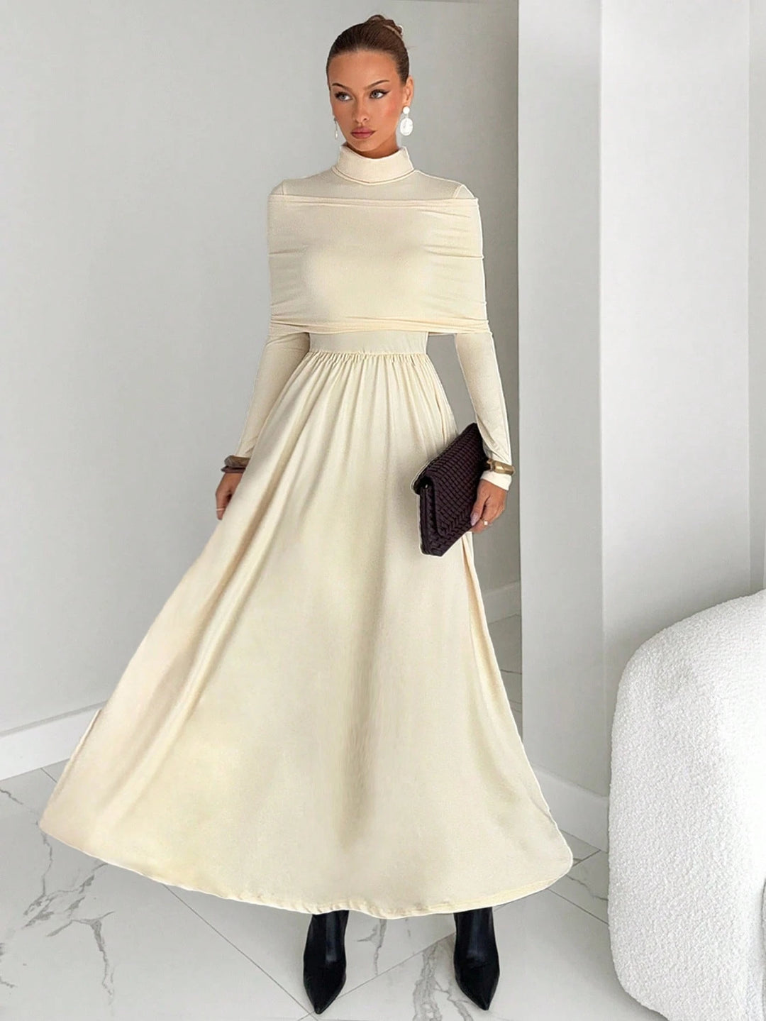 Rochie maxi SHEIN, galben