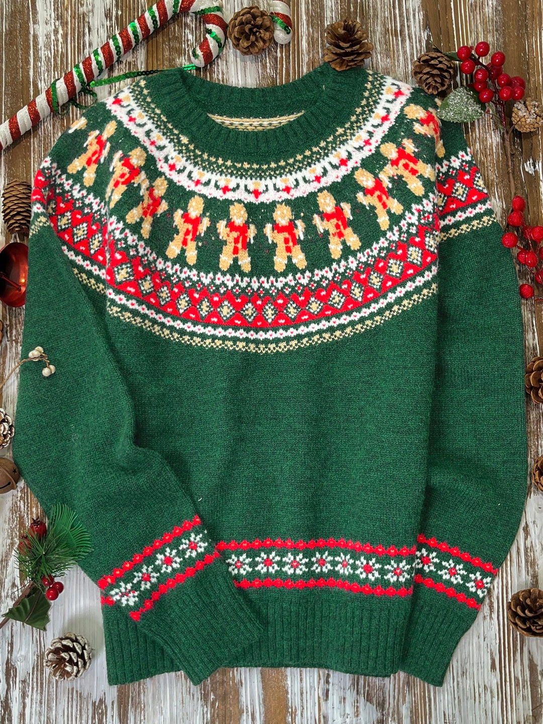 Pulover SHEIN, verde