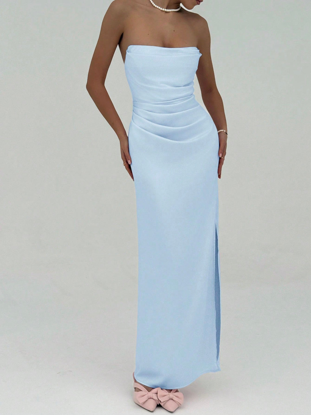 Rochie maxi SHEIN, albastru