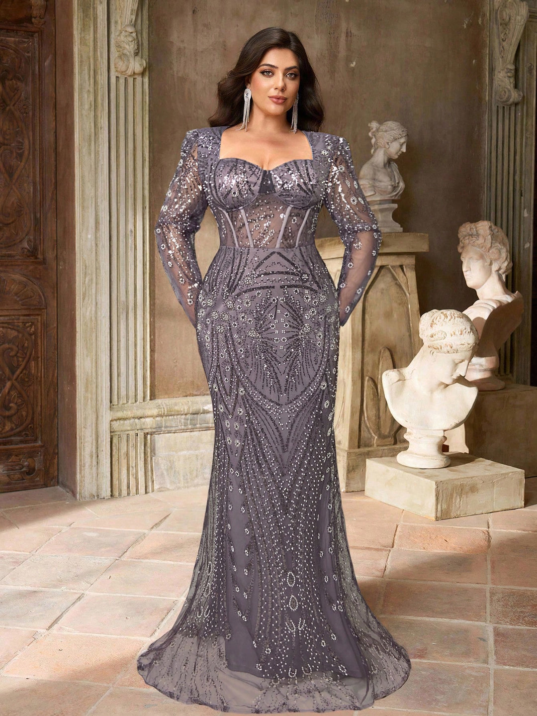 SHEIN ruha, lila