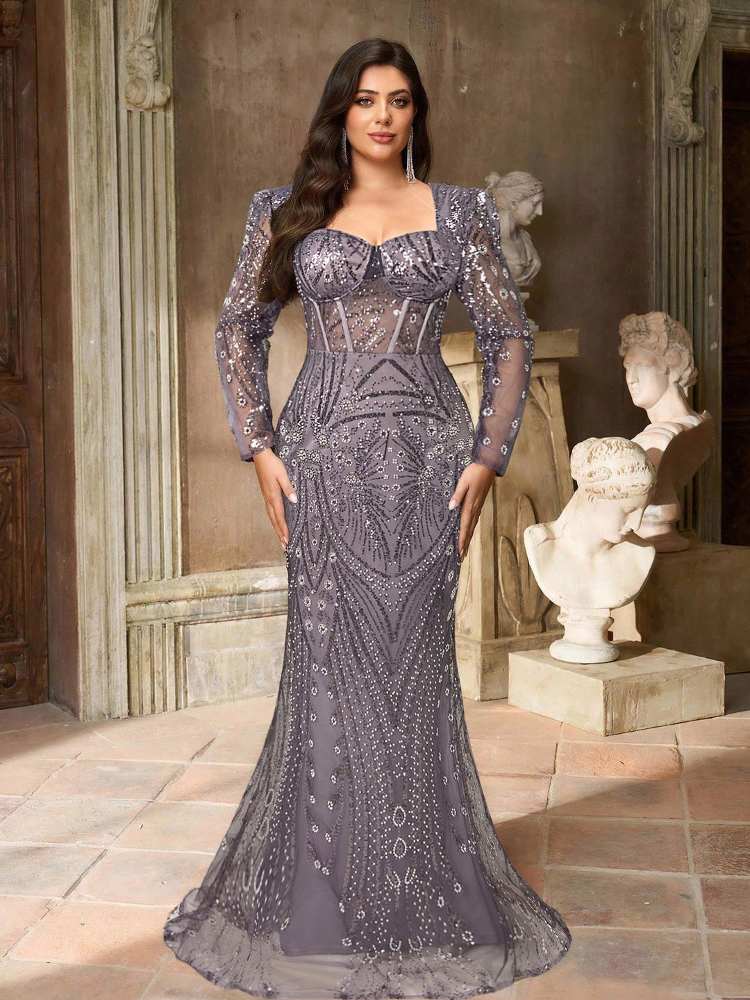 SHEIN ruha, lila