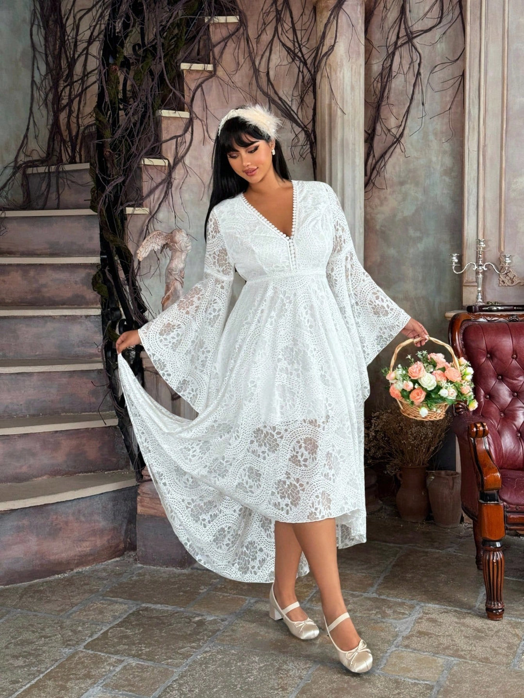 Rochie SHEIN, bej