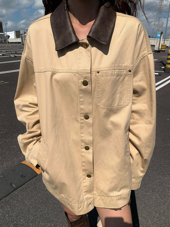 SHEIN dzseki, khaki