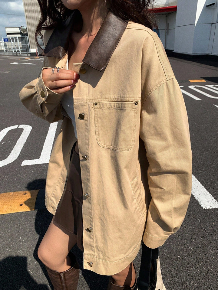 SHEIN dzseki, khaki