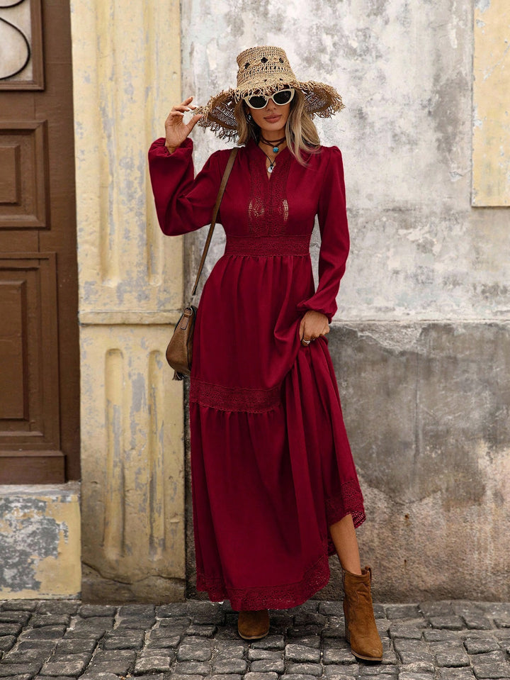 Rochie maxi SHEIN, vișiniu