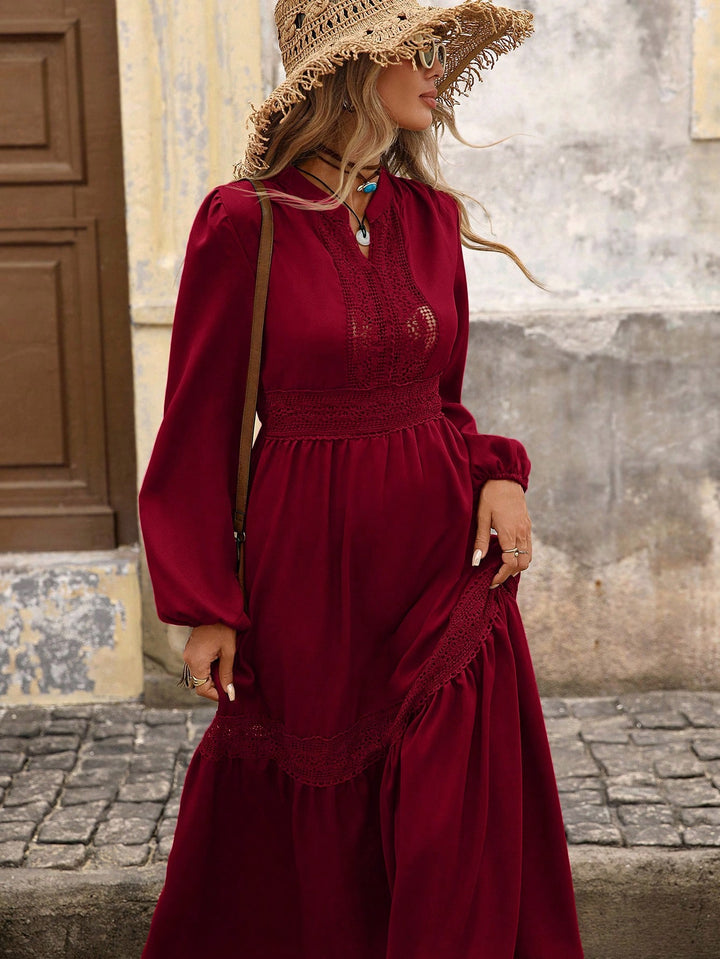 Rochie maxi SHEIN, vișiniu
