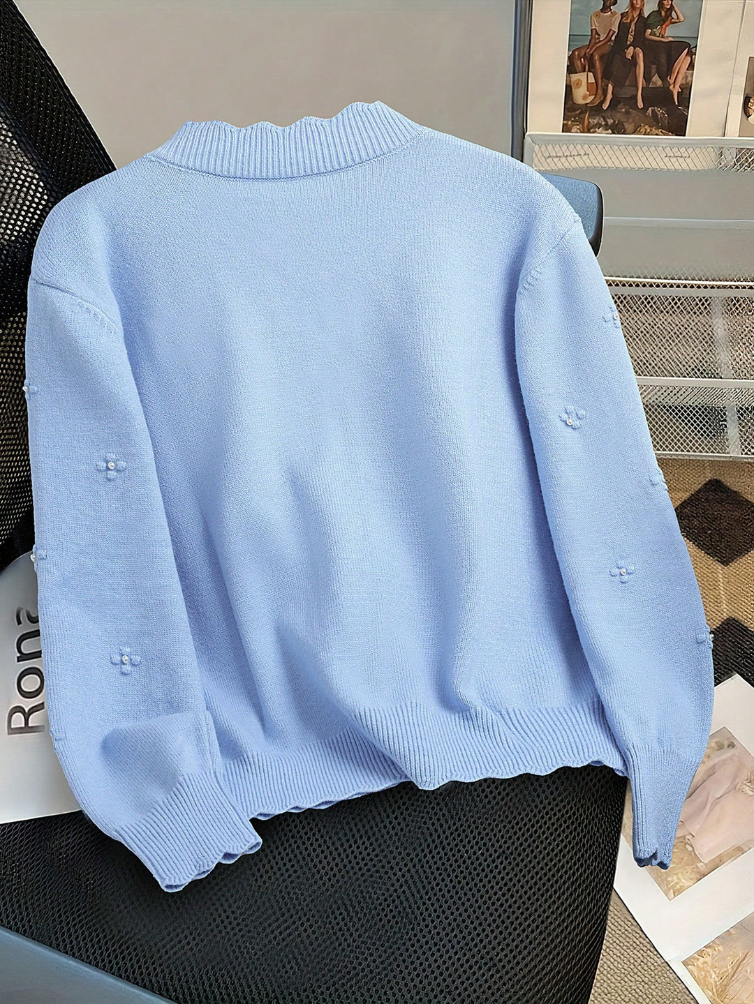 Cardigan SHEIN, albastru