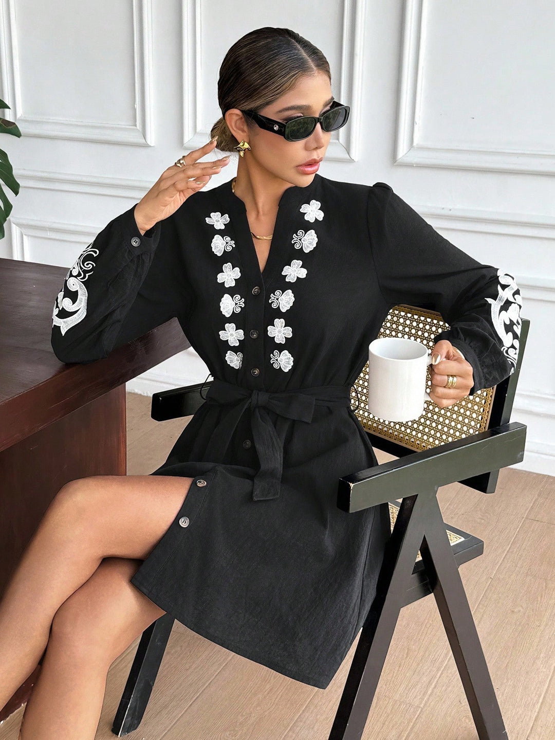 Rochie mini SHEIN, negru