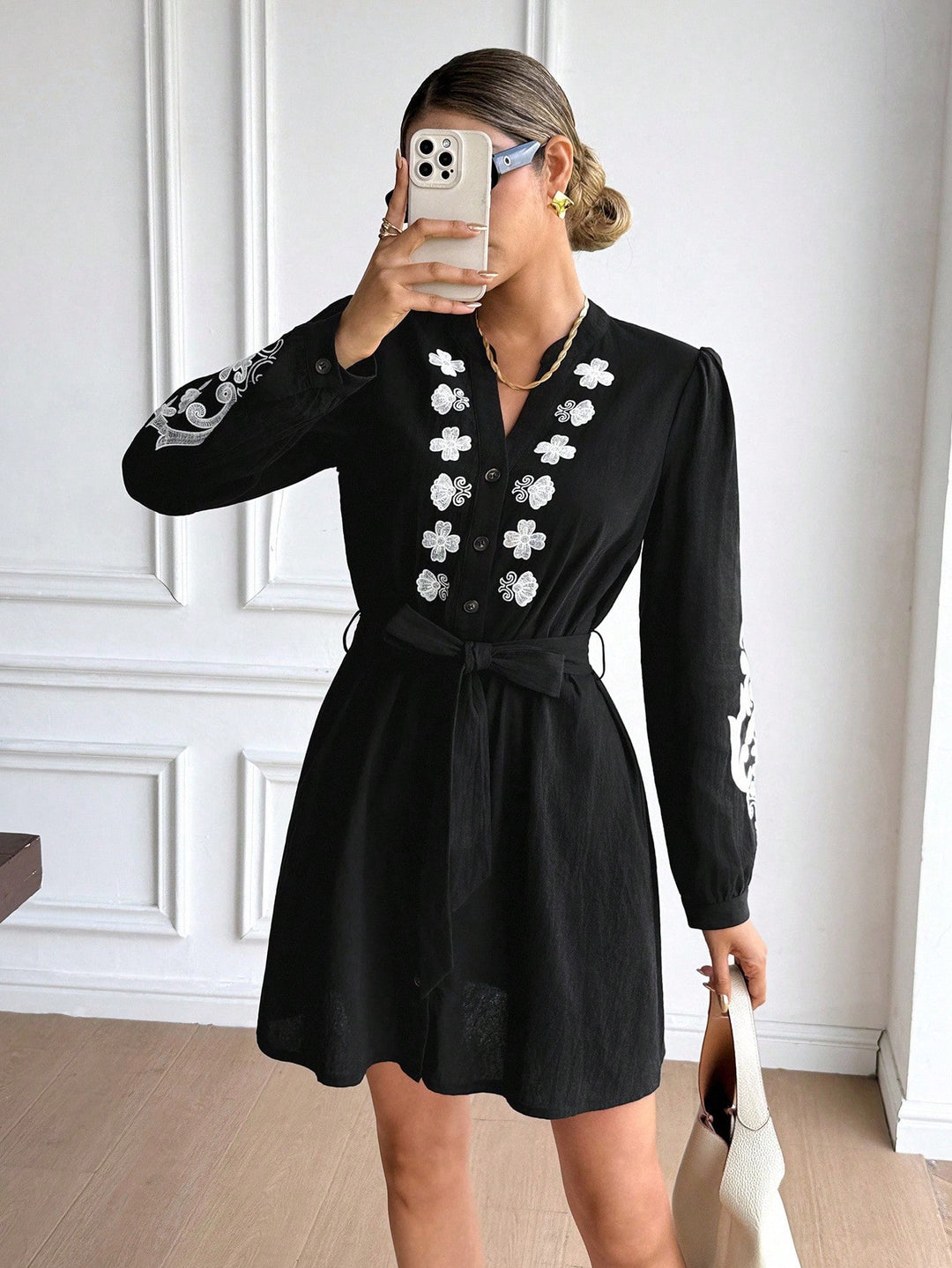 Rochie mini SHEIN, negru