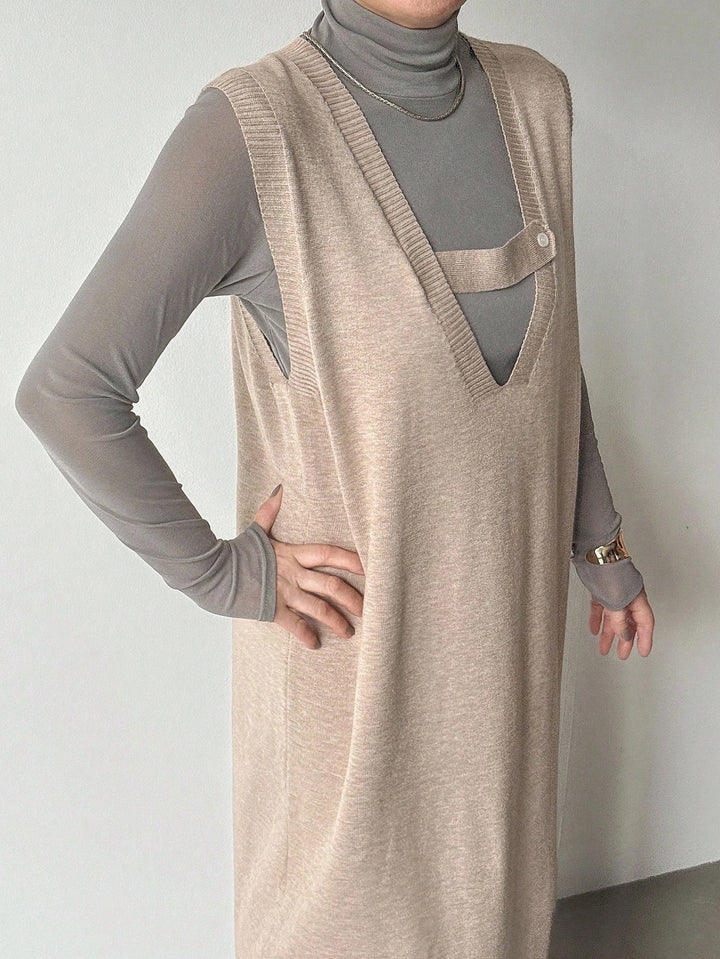 Shein maxi ruha, bézs