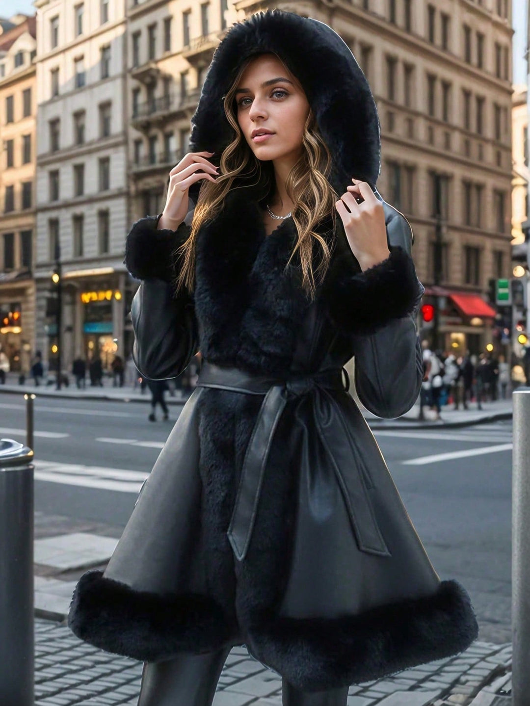 Palton SHEIN, negru