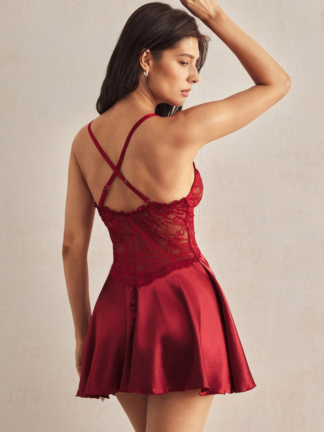 Rochie de noapte SHEIN, roșu