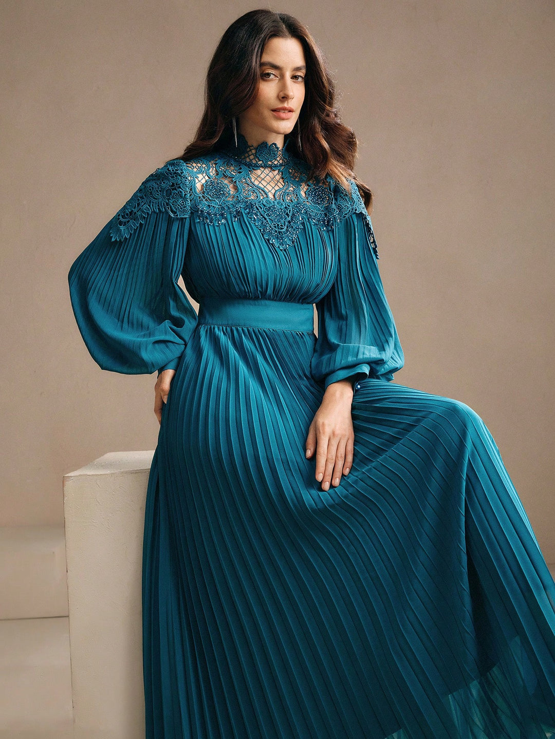 Rochie maxi SHEIN, verde