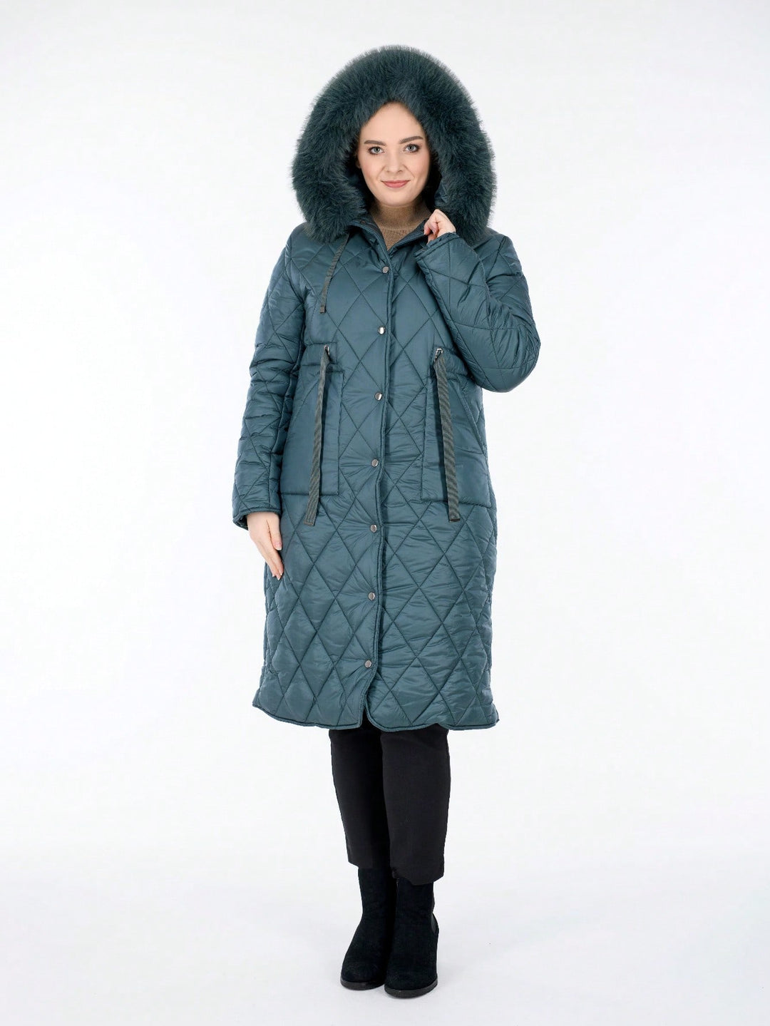 Palton SHEIN, verde