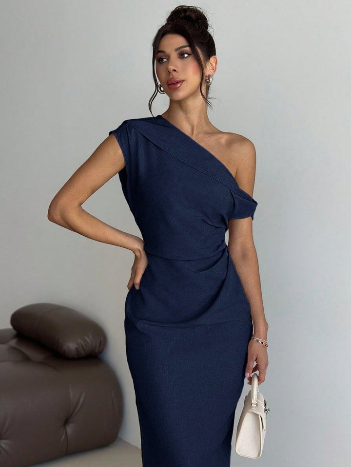 Rochie midi SHEIN, albastru