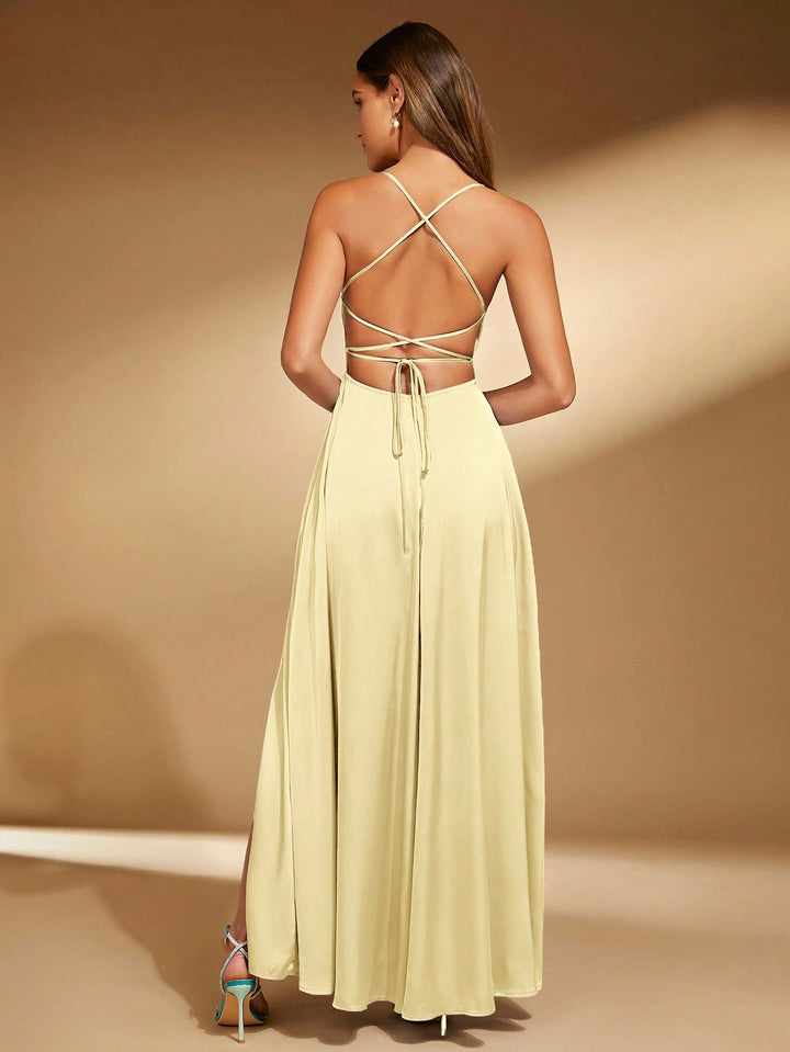 Rochie maxi SHEIN, galben