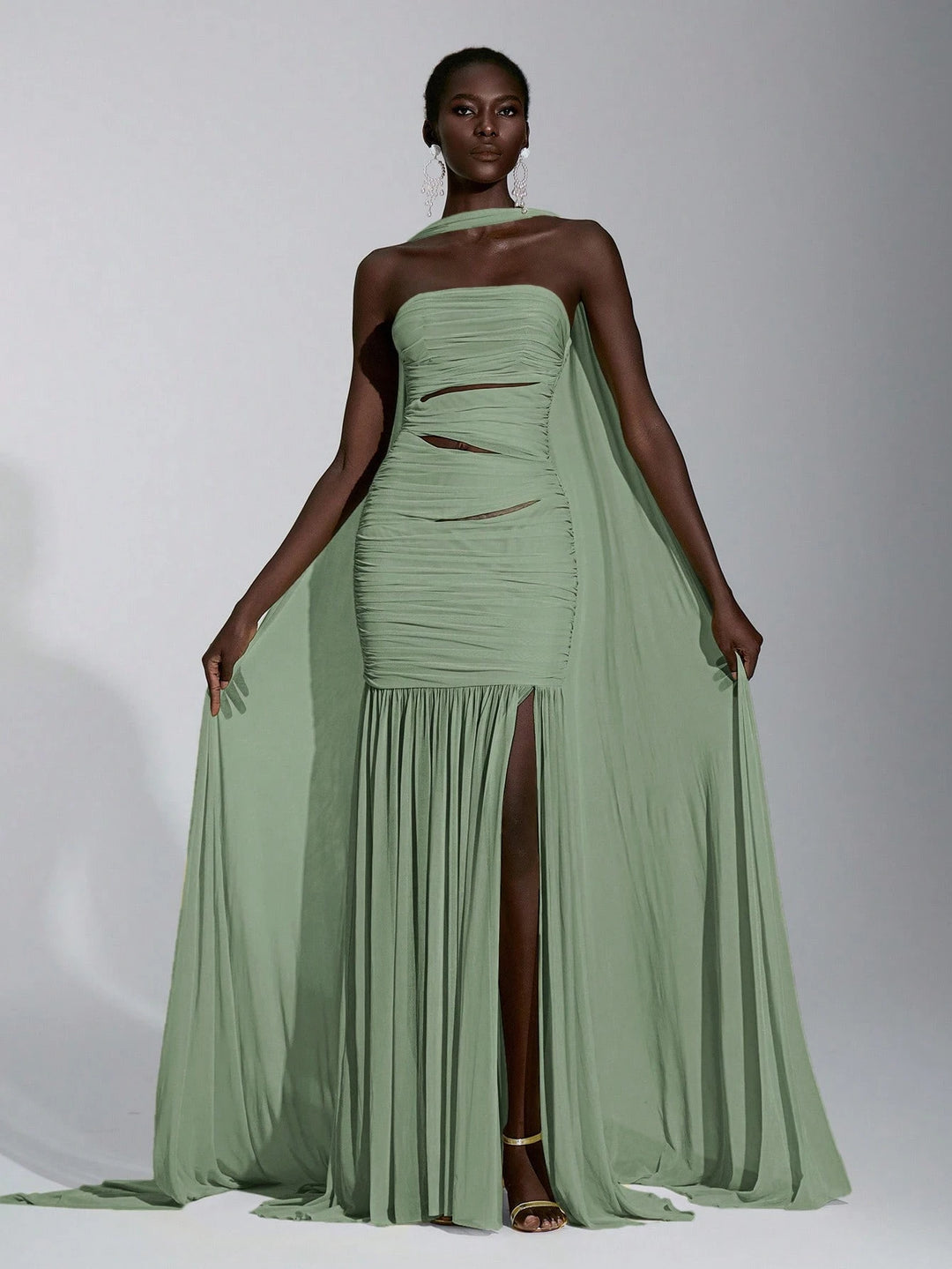 Rochie de ocazie SHEIN, verde
