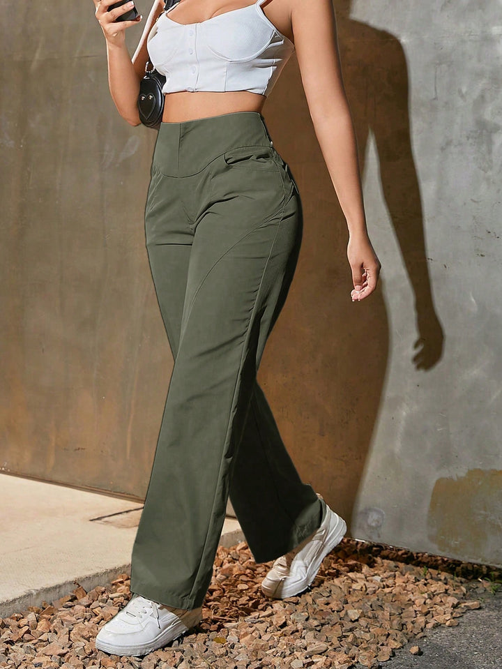 Pantaloni SHEIN, kaki