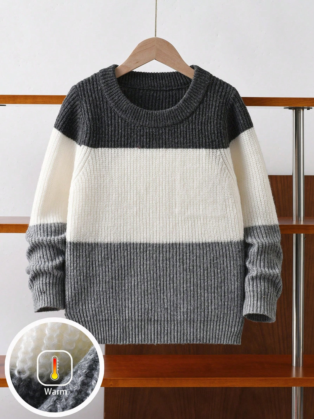 Pulover SHEIN, gri