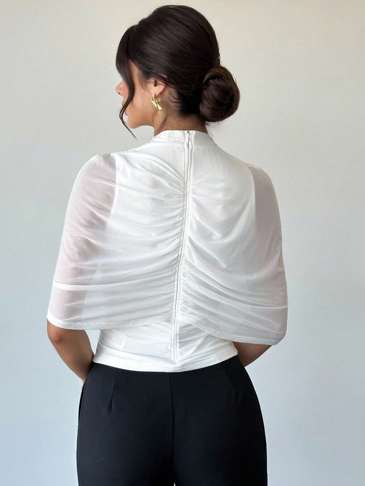 Top SHEIN, alb