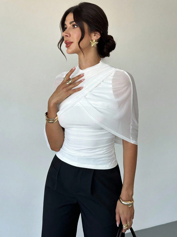 Top SHEIN, alb
