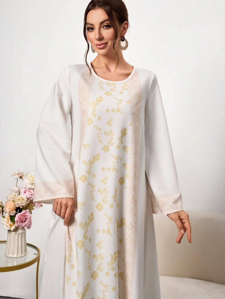 Rochie maxi SHEIN, alb