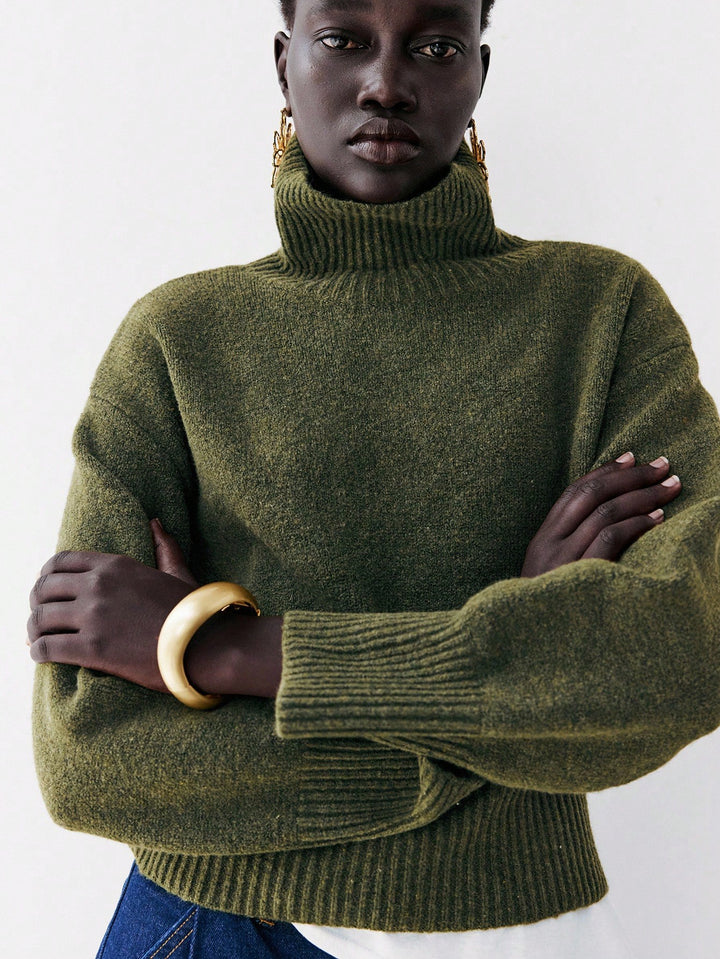 Pulover SHEIN, verde
