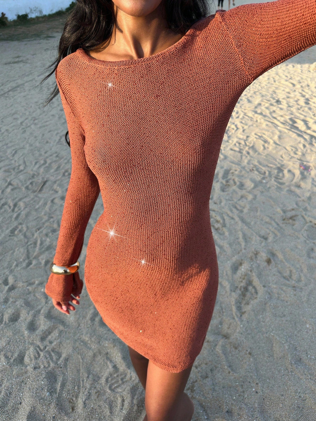 Rochie SHEIN, maro