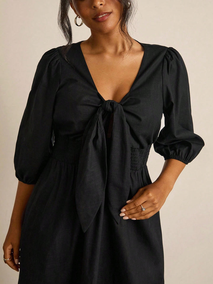 Rochie midi SHEIN, negru