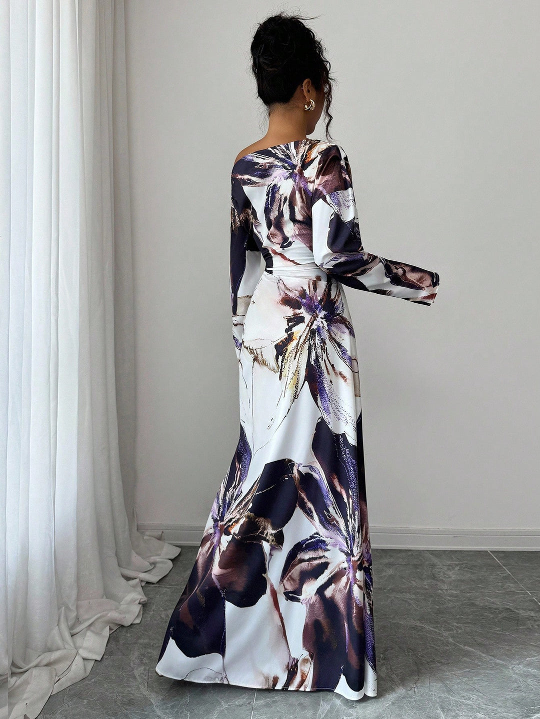Rochie maxi SHEIN, mix culori