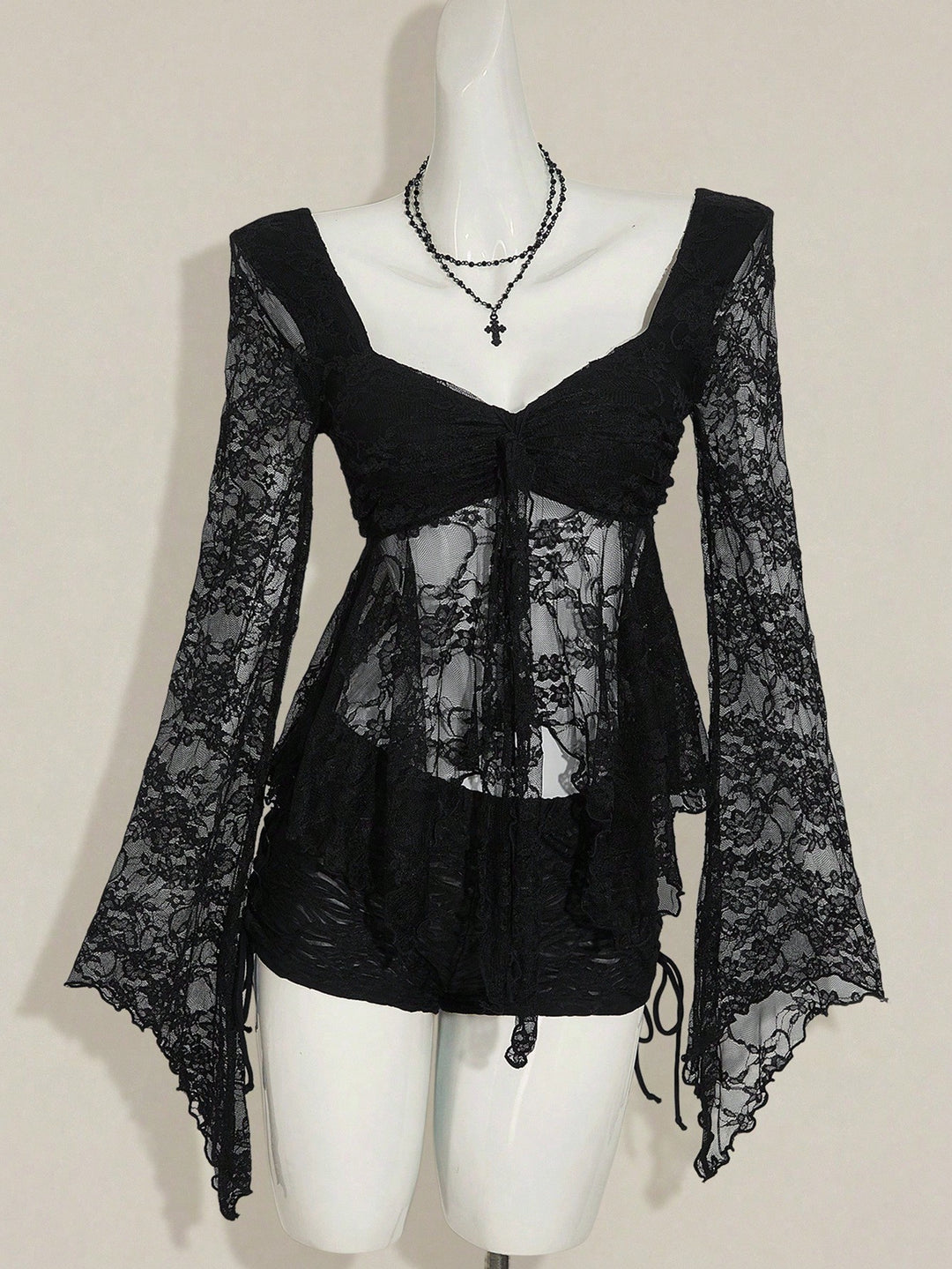 Top SHEIN, negru