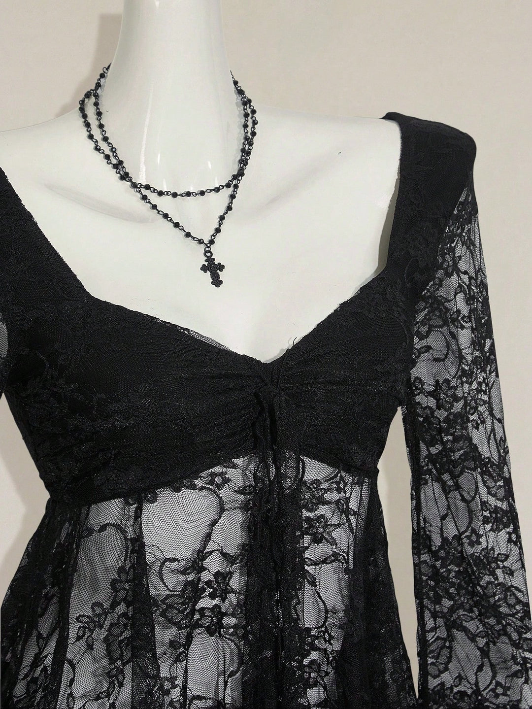 Top SHEIN, negru